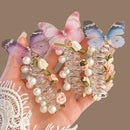 Butterfly Design Telephone Wire Hair Bands