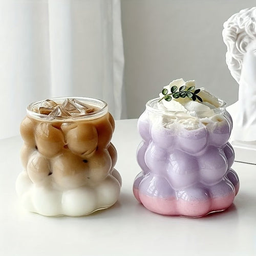 Cute Aesthetic Glass Coffee Cup