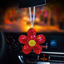Sparkling Daisy Car Pendant