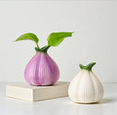Onion Charm Ceramic Flower Vase