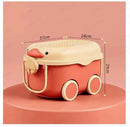 Duck Design Toy Storage Box with Wheels