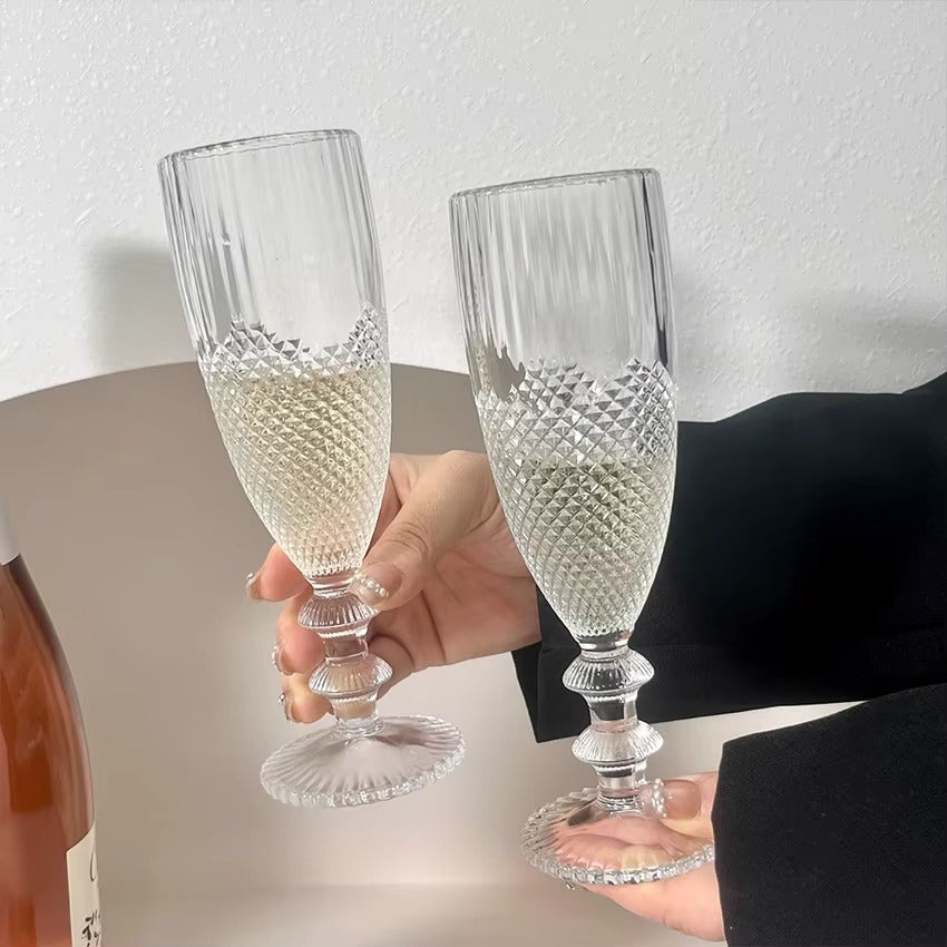 Signature Crystal Design Goblet Glass