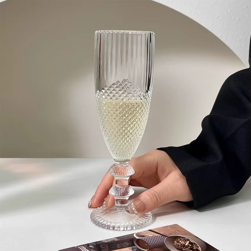 Signature Crystal Design Goblet Glass