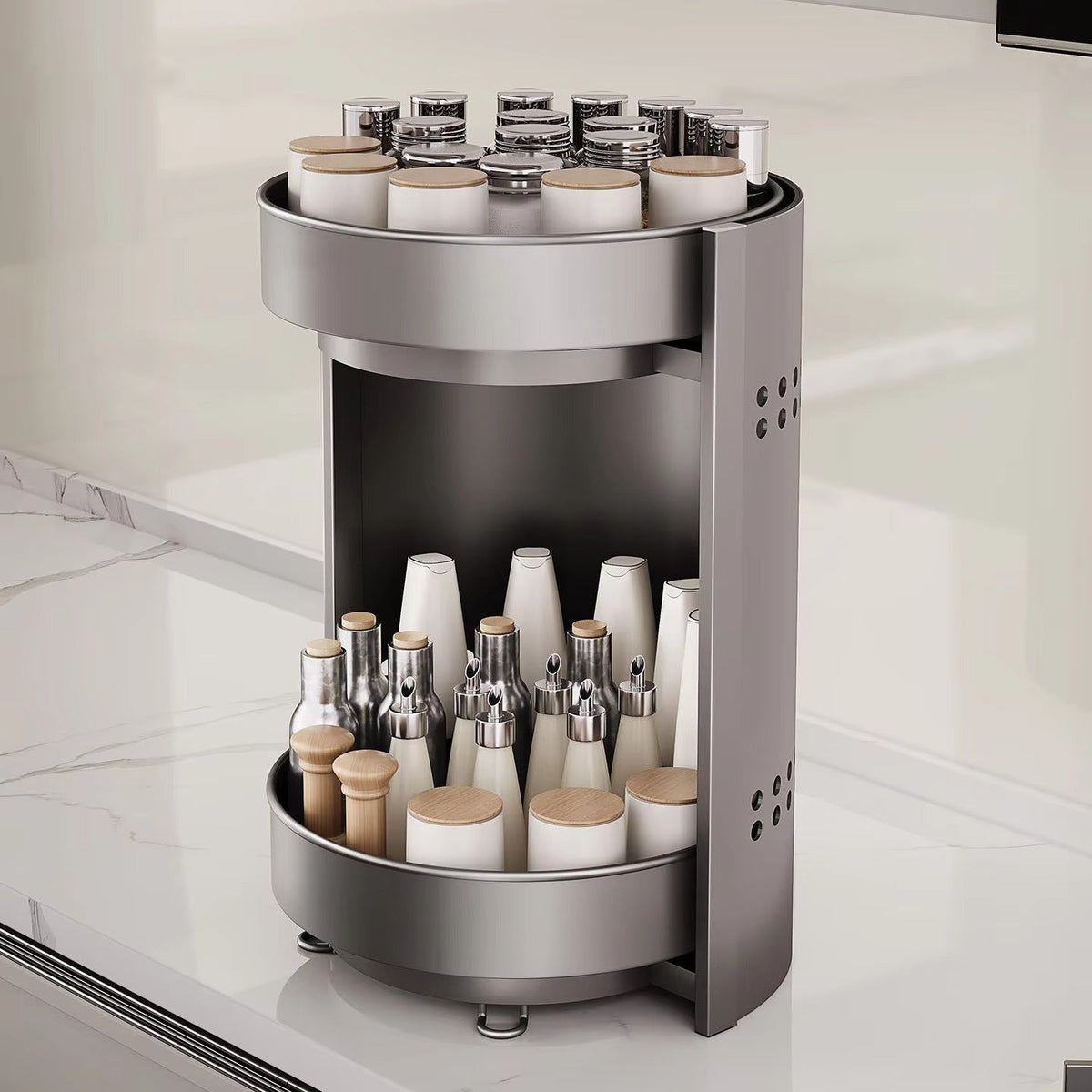 Rotating Kitchen Spice Rack