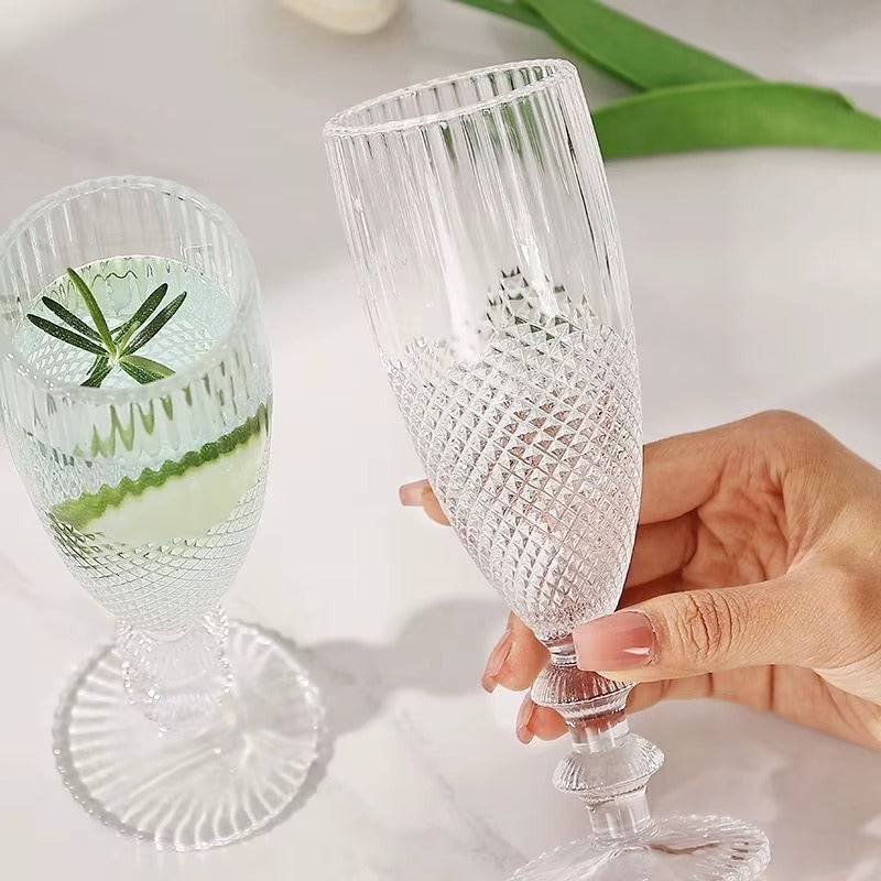 Signature Crystal Design Goblet Glass