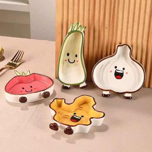 Cute Character Ceramic Serving Plates