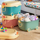 Duck Design Toy Storage Box with Wheels
