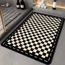 Classic Chessboard Floor Mat