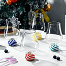 Crystal Glow Swirl Candy Glass