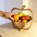 Bamboo Folding Fruit & Veggie Basket