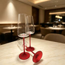Luxury Red Champagne Glass