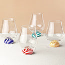 Crystal Glow Swirl Candy Glass