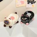 Cute Cat Ceramic Soap Tray