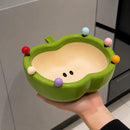 Elegant Apple Ceramic Serving Bowl