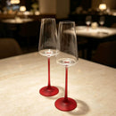 Luxury Red Champagne Glass