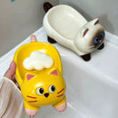 Cute Cat Ceramic Soap Tray