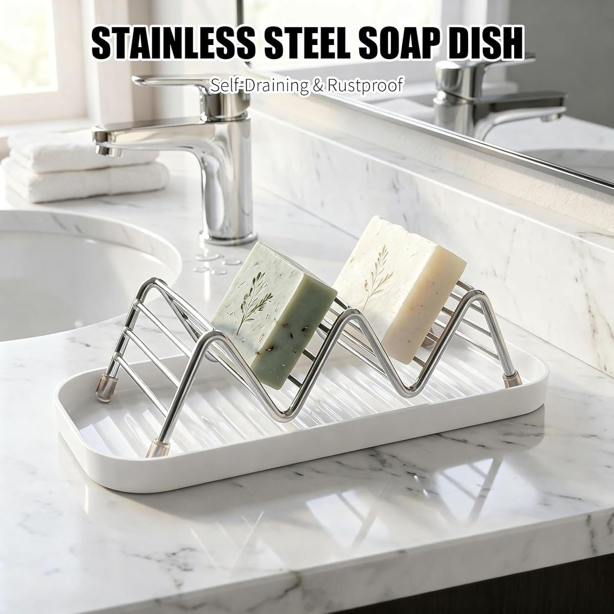 Premium Stainless Steel Soap Holder