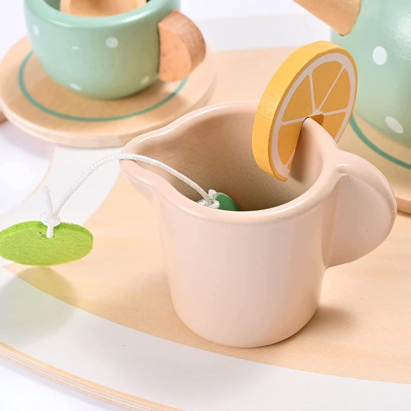 Classic Wooden Tea Set For Kids
