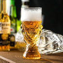 Football Trophy Inspired Beer Glass