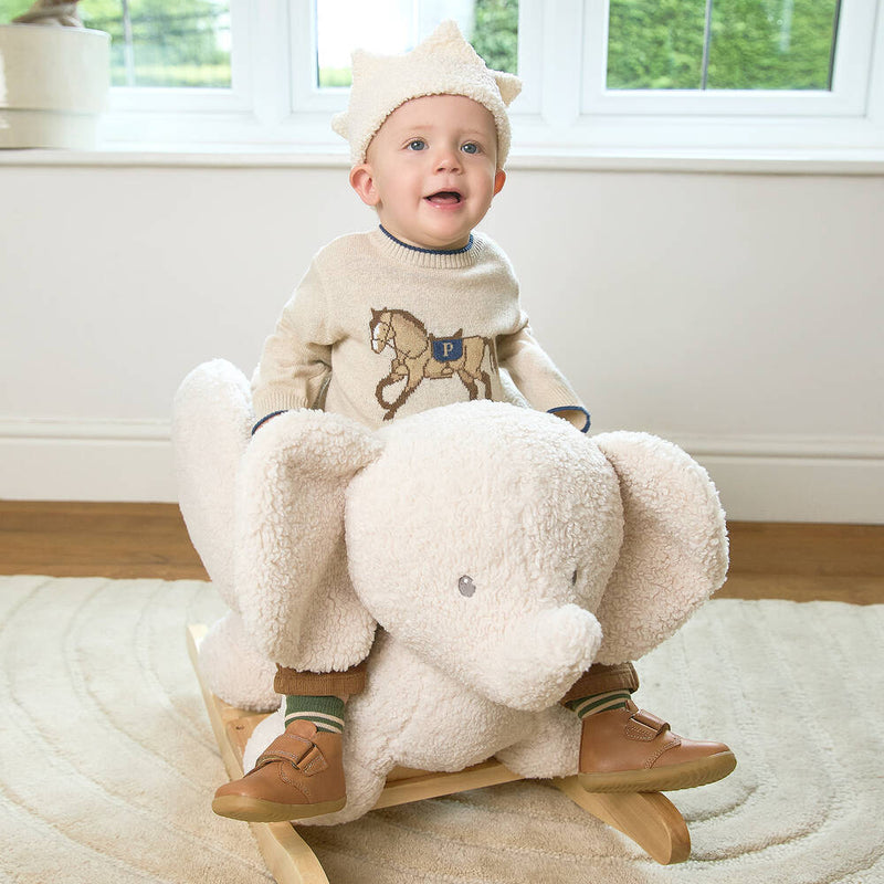 Cuddly Elephant Baby Rocker Ride