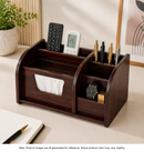 Wooden Desk Organizer Stand