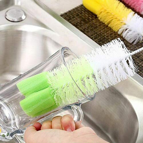 Multipurpose Brush for Cleaning Bottles, Glass