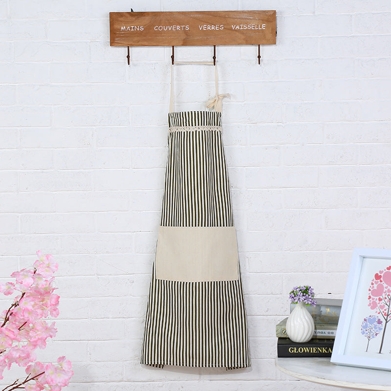 Stripe Canvas Apron