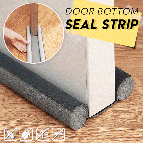 Door Seam Seal Flexible Cut Freely Door Draft Stopper Bottom Seal