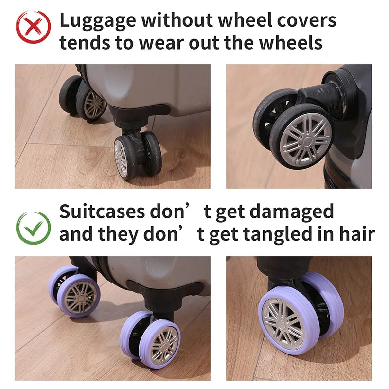 Luggage wheel covers hotsell