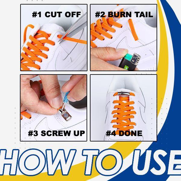 1 Set Magnetic Shoelaces ( WITH SCREW DRIVER )